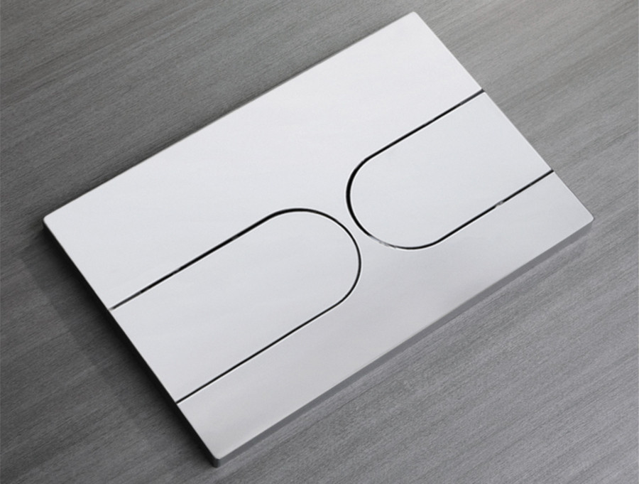 Панель змиву Koer KT-0604-01 240x160x10mm пластикова, кнопка закруглена   ( KR5323 ) 35174 Харків - фото 5