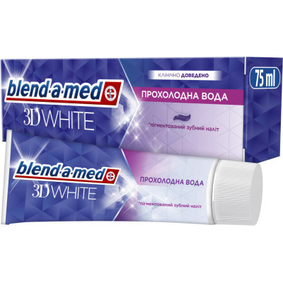 Зубна паста Blend-a-med 3D White Прохолодна вода 75 мл (8006540793138) Вінниця - фото 1