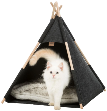 Будиночок вігвам для собак і котів Trixie Cave Tipi (Тріксі) 55х65х55 см фетр Запоріжжя