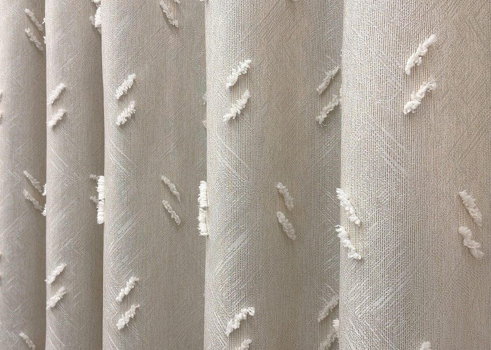 Комплект штор VR-Textil Льон Букле № 1882ш Таш 150х270 см 2 шт (33-0907) Київ - фото 8
