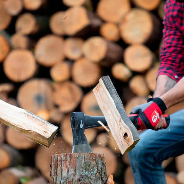 Сокира, 1000 г, ручка з фібергласу INTERTOOL HT-0263 Киев - изображение 9