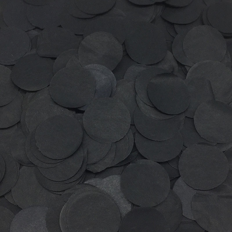 Конфетти кружки из бумаги 10 г 25 мм черный Киев - изображение 3