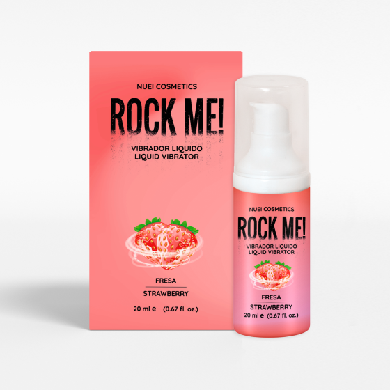 Жидкий вибратор со вкусом клубники ROCK ME!, 20 мл Nuei (Испания) Sex Aura Киев