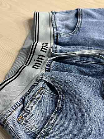 Джинси жіночі Vanver 258 MOM skater jeans талія на резинці банани блакитні, блакитний, З2, 32, 88 см, 114 см Київ