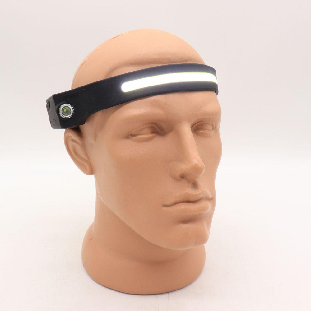 Налобний ліхтар з датчиком руху 2в1 BL-G-28-XPE+COB / Потужний акумуляторний LED ліхтарик на голову Київ - фото 6