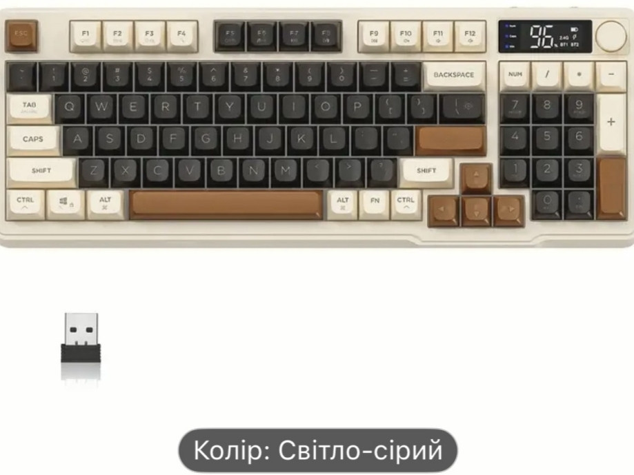 Мембранна клавиатура | клавиатура тихая | FREEWOLF | 96key Харків - фото 7