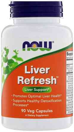 Комплекс рослинних компонентівNow Foods Liver Refresh 90 капсул Київ