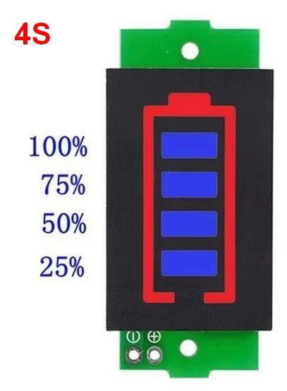 DC-індикатор заряду Li-ion 4S 16.8V синій Полтава - фото 1