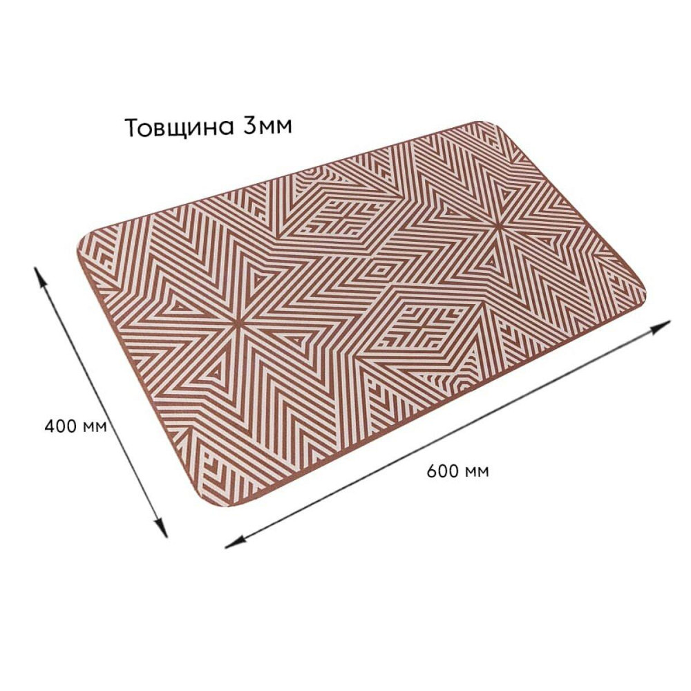 Вологопоглинаючий килимок 400х600х3мм SW-00002554 Дніпро - фото 10