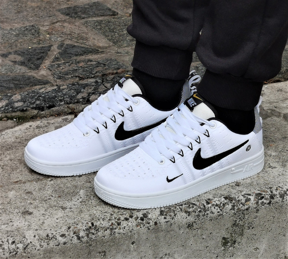 Кроссовки Nike Force Белые Мужские Форсы Найк (размеры: 40,41,42,43) Днепр - изображение 3