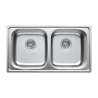 Мийка кухонна Haiba 78x43 Double    ( HB0567 ) 24036