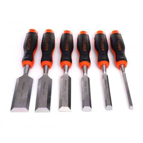 Набор столярных стамесов для резьбы по дереву 6 шт Kraft&Dele (KD11772) Нововолынск