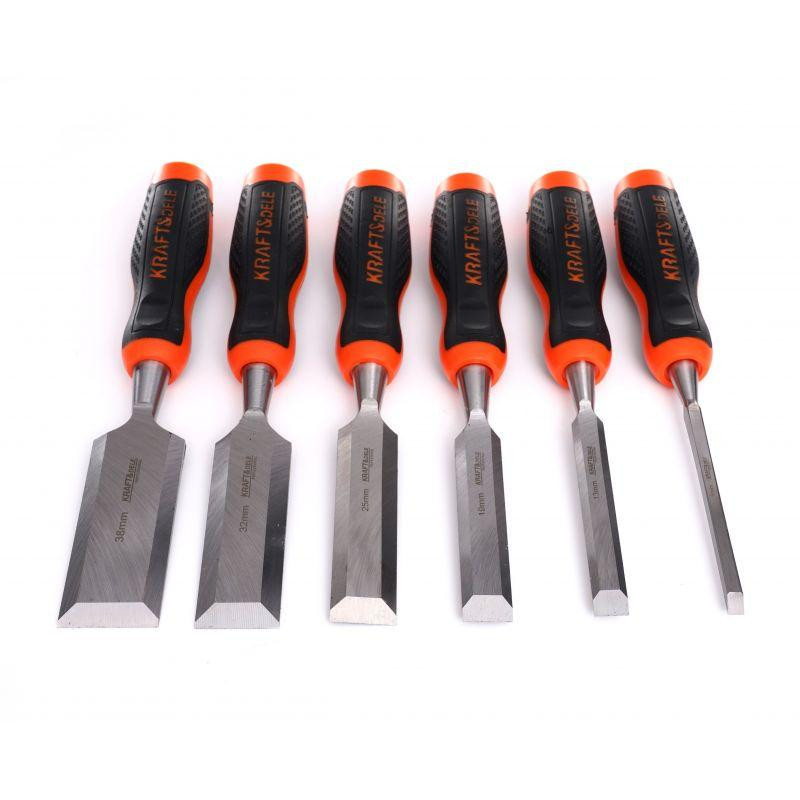Набор столярных стамесов для резьбы по дереву 6 шт Kraft&Dele (KD11772) Нововолынск - изображение 6