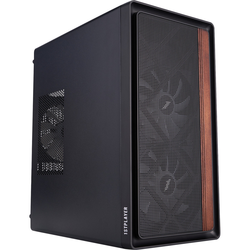 Корпус 1stPlayer WD1-BK-3F1 Black ( 26924 ) Харьков - изображение 4