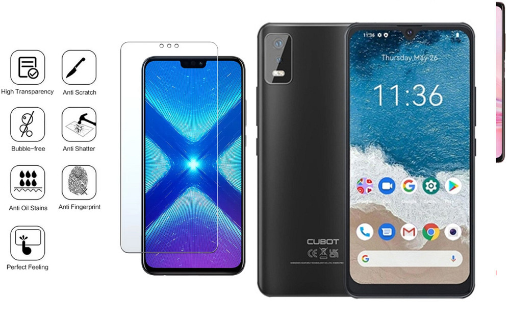 Защитное стекло NeoGlass для Cubot Note 8 – ультрапрозрачное и устойчивое Киев - изображение 4