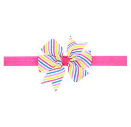 Детская повязка полосатая - размер банта 8см, размер универсальный (на резинке) Киев