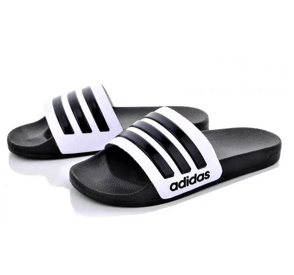 Шльопанці Капці Adidas Сланці Адідас Білі Жіночі Чорні (розміри: 36,37,38) Дніпро - фото 6