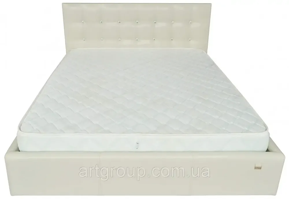Ліжко Chester Comfort 120 х 200 см Кінг 400 З підйомним механізмом та нішою для білизни C1 Білий Дніпро - фото 17