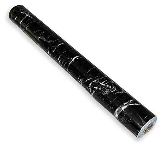 Самоклеющаяся пленка 0,45х10м х 0,07мм Черный мрамор классический SW-00001281 Днепр