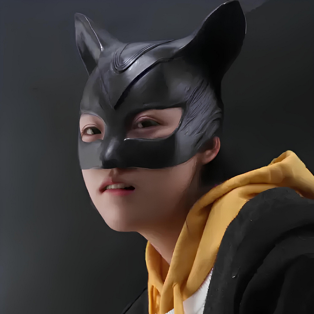 Маска Жінки Кішки, Catwoman, чорна напівлицьова маска, супергерой з коміксів про Бетмена, DC Comics Київ - фото 1