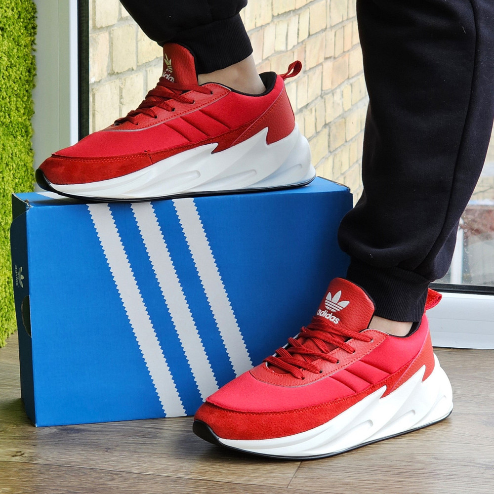 Кроссовки Adidas $harks Красные Мужские Адидас Акулы (размеры: 41,42,43,44,45) Видео Обзор Днепр - изображение 1