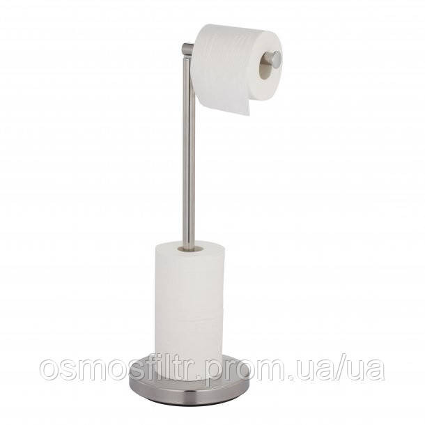 Підставка для туалетного паперу Axentia нерж з обертаючимся гачком (131819) Київ - фото 1