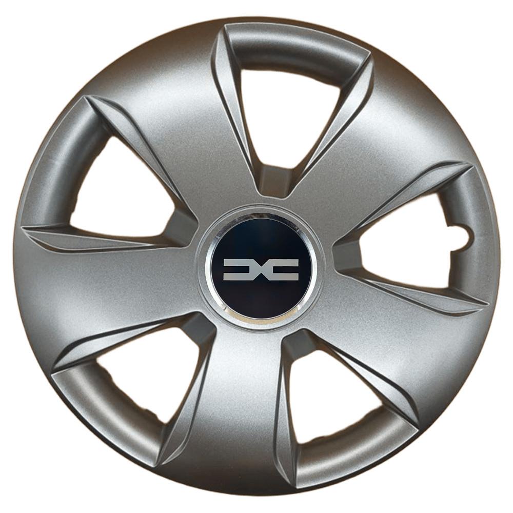 Автомобільні модельні ковпаки R13 Dacia NEW 102 4шт, SJS, сріблясті Київ - фото 1