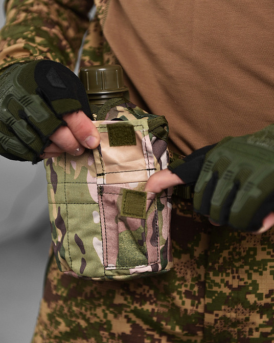 Армейская фляга с котелком и подсумком, для хранения и переноса воды  1 литр Одесса - изображение 20