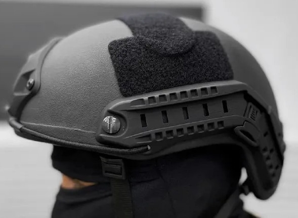 Тактичний кевларовий шолом FAST IIIA NIJ (Чорний) + кавер (Піксель) Вінниця - фото 10