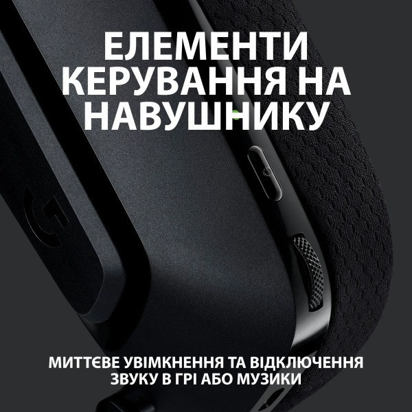 Гарнітура Logitech G535 Black (981-000972) Чорний Харків - фото 9