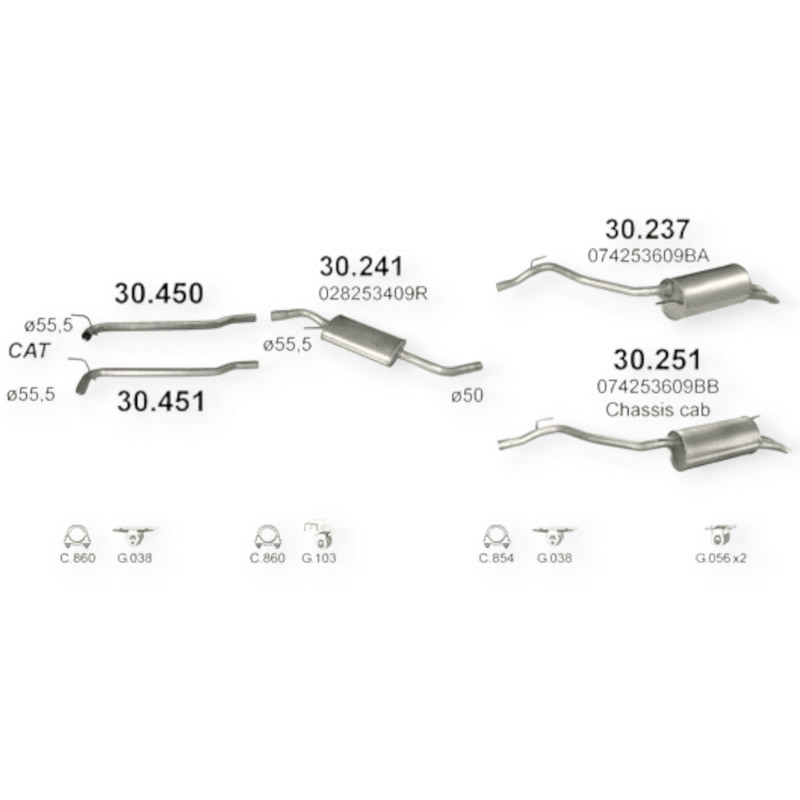 Резонатор T4 1.9TD (1996-) Фольцваген Мукачево - изображение 1