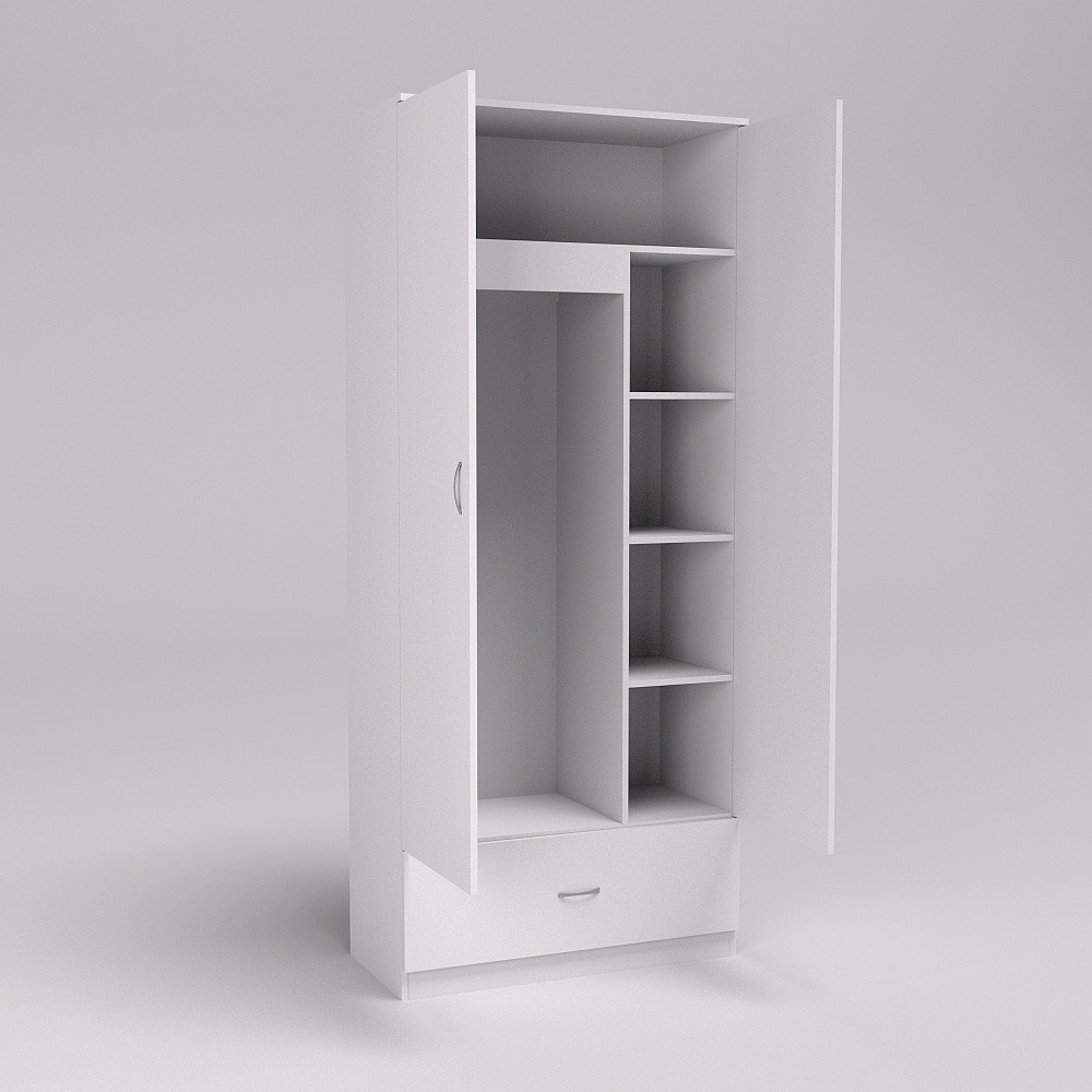 Прихожая ГКШ-5, Белый, 900/430/2100 Львов - изображение 2