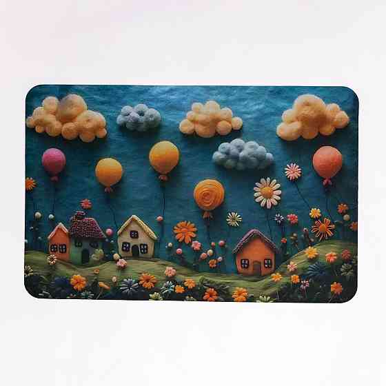 Килимок діатомітовий з 3D-ефектом Whimsical Village 38*58 см універсальний HP-42-34 Коломия