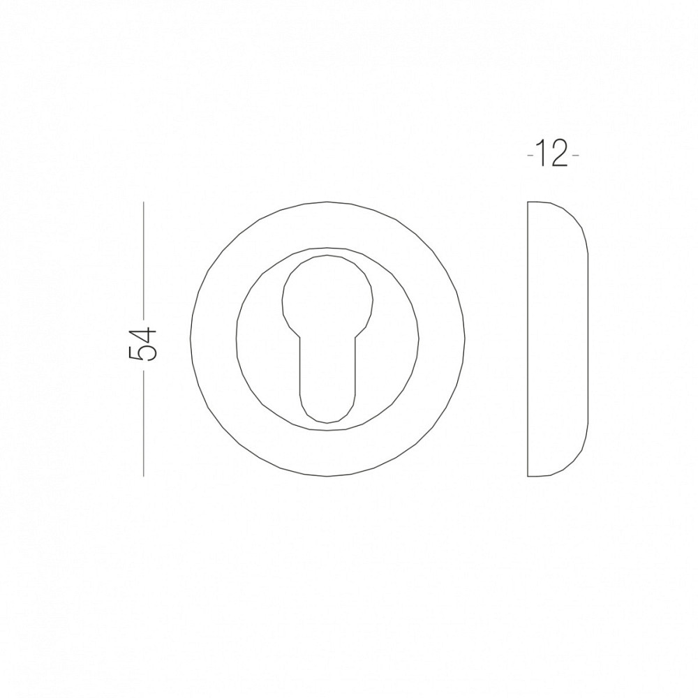 НАКЛАДКА ПІД ЦИЛІНДР E9 PB ПОЛІРОВАНА ЛАТУНЬ Київ - фото 2
