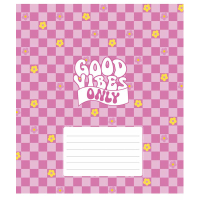Зошит Школярик Good vibes only 18 аркушів лінія (018-3561L) Вінниця - фото 1