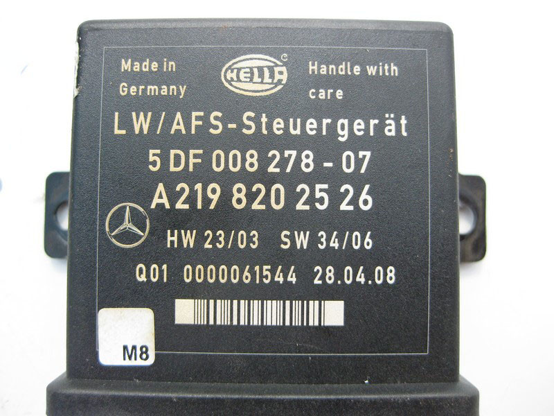 Mercedes-Benz  A2198202526 Блок керування регулювання кута нахилу фар CLS C219 GL X164 ML W164 CLK C209 R-Class W251 Одеса - фото 3