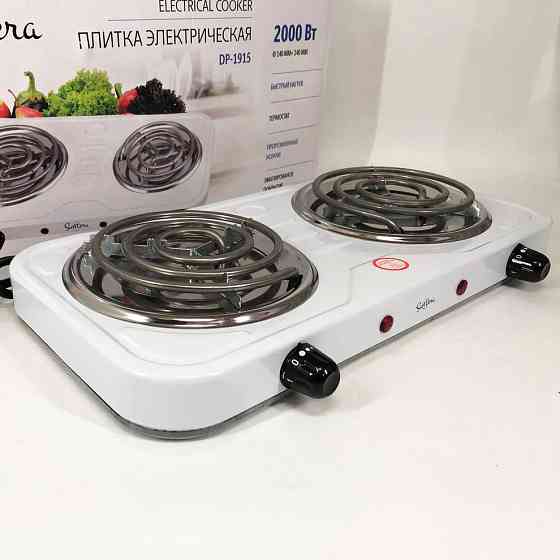 Плита електрична потужна Suntera DP-1915 2000 Вт, Електрична плита з високою потужністю QK-33 Івано-Франківськ