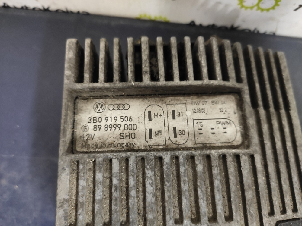 Блок керування вентилятором VW T5 2003-2015 (3B0919506) Ковель - фото 3