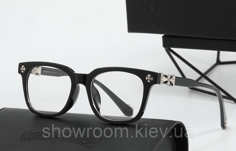 Чоловіча брендова оправа Chrome Hearts 2273 Silver Київ - фото 1