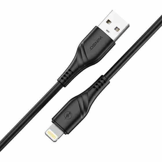 Кабель Winso Pro USB to Lightning PVC 1м чорний Львів