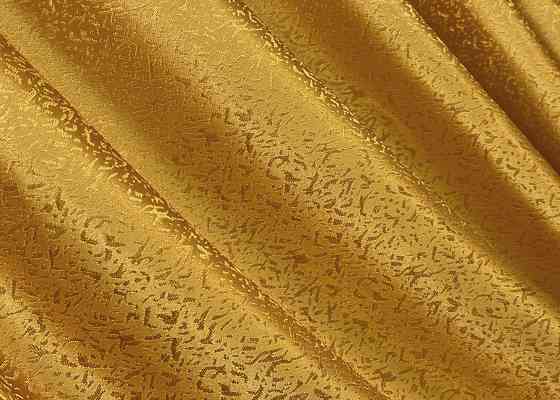 Комплект коротких штор VR-Textil Жакард № 354ш Золотистий 100х170 см 2 шт (35-0402) Київ