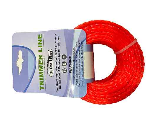 Леска мотокосы Ø3, см, 15 метров (крокодил, черная) Мукачево