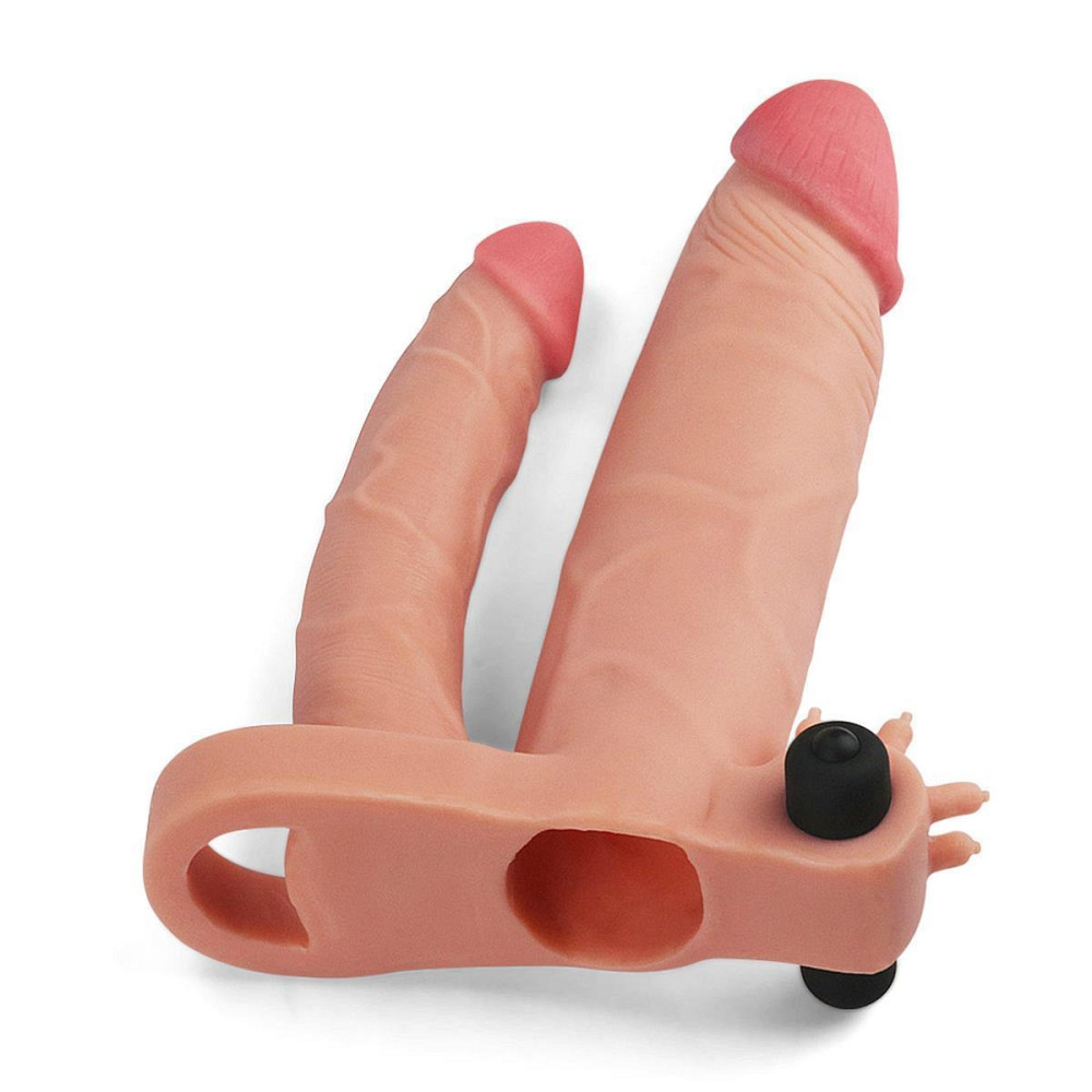 Насадка на член Add 1 Vibrating Double Penis Sleeve Sex Aura Киев - изображение 5