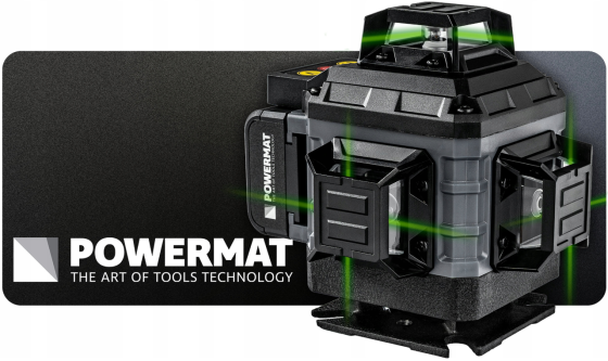 16-строковий лазерний рівень 360° Powermat 40м (Польща) Київ