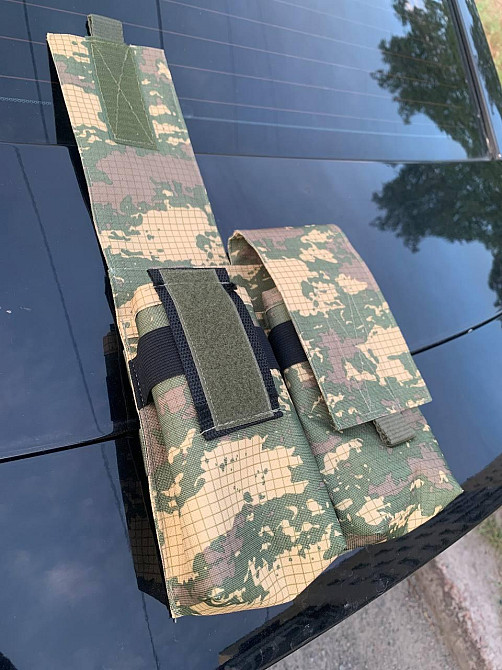 Підсумок під АК підвійний на 4 магазини, Molle, Кольори: Хижак, Олива, Піксель (виробник) Дніпро - фото 3