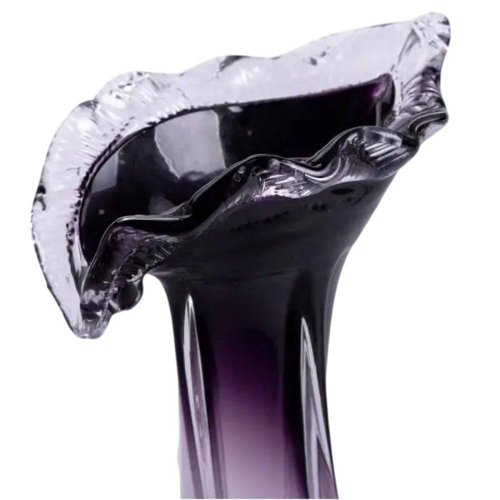 Ваза для квітів 22 см декоративна ваза для букета 200 мл Фіолетова HP-9-8 Коломия - фото 3