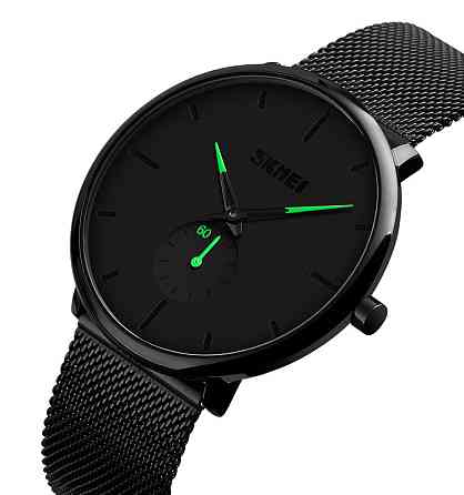 Чоловічий наручний годинник Skmei 9185 green design Вінниця