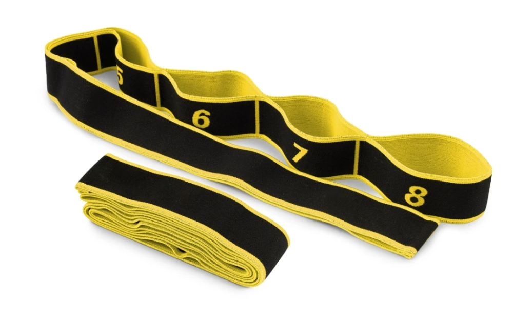 Еспандер з петлями для розтяжки PowerPlay PP_4311 Fitness Band Жовта (88*4см.) Каменское - изображение 2