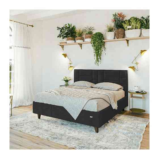 Ліжко TaurusDesign Gray Standart на ніжках 180x200 темно-сірий Київ