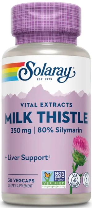 Фитосома расторопши Solaray Milk Thistle Seed Extract One 350mg 30 вег капс Киев - изображение 1